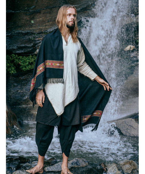 Black Stole shaila, wrap around