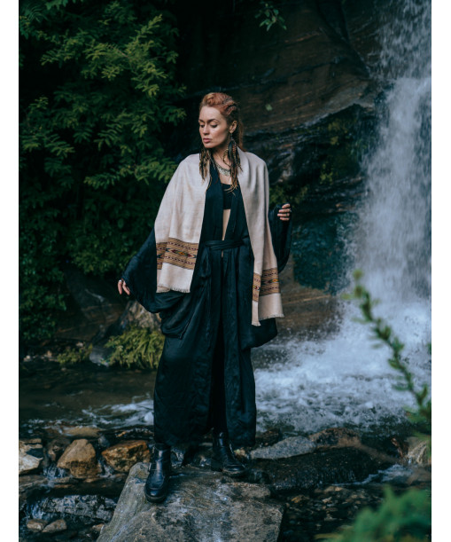 Petite écharpe beige Shaila