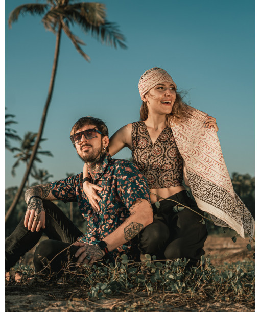 Vue global du foulard