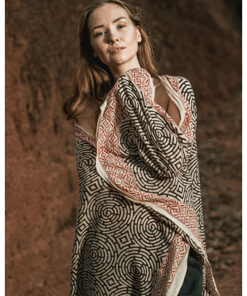 Amba dupatta, multiusage, enveloppez-vous dans le foulard