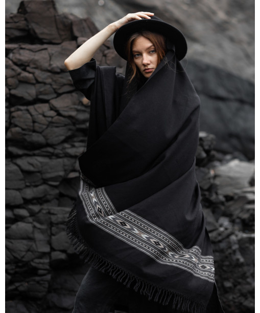 Dancing with black shawl