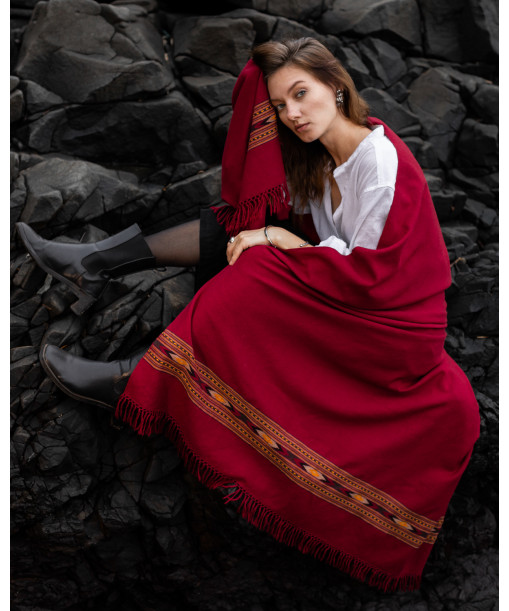 Big shawl, luxurious style