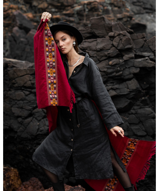 Red Scarf Radha, big size