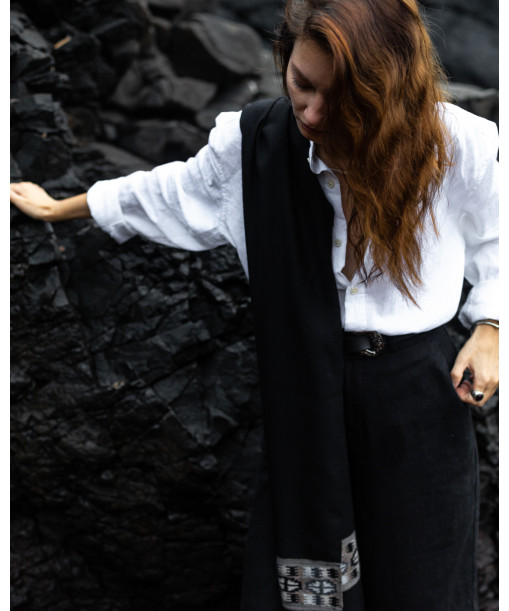 Stole Merinos wool, on one shoulder