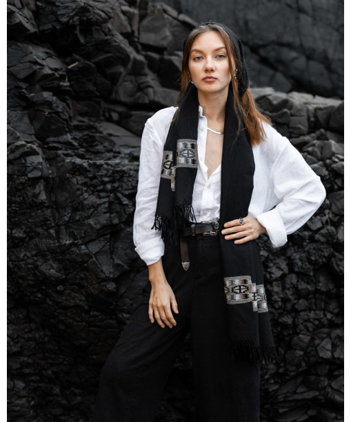 Stole Merinos wool, worn like an headscarf